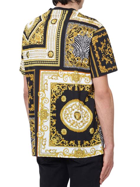 versace t shirt colorful|Versace t shirts men's.